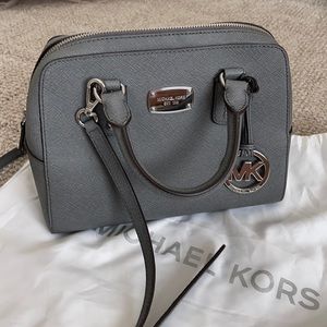 Michael kors grey satchel